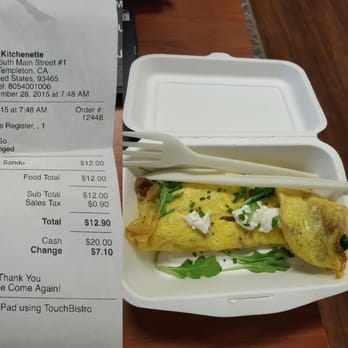 Kitchenette - Expensive for the portion. - Breakfast & Brunch Near Me - Templeton, California Kitchenette - Expensive for the portion. - Breakfast & Brunch Near Me - Templeton, California