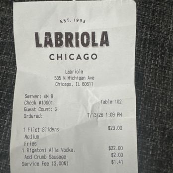 Labriola - Italian Near Me - Chicago, Illinois