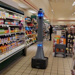 Stop & Shop - Security robot  in the  veggie aisle