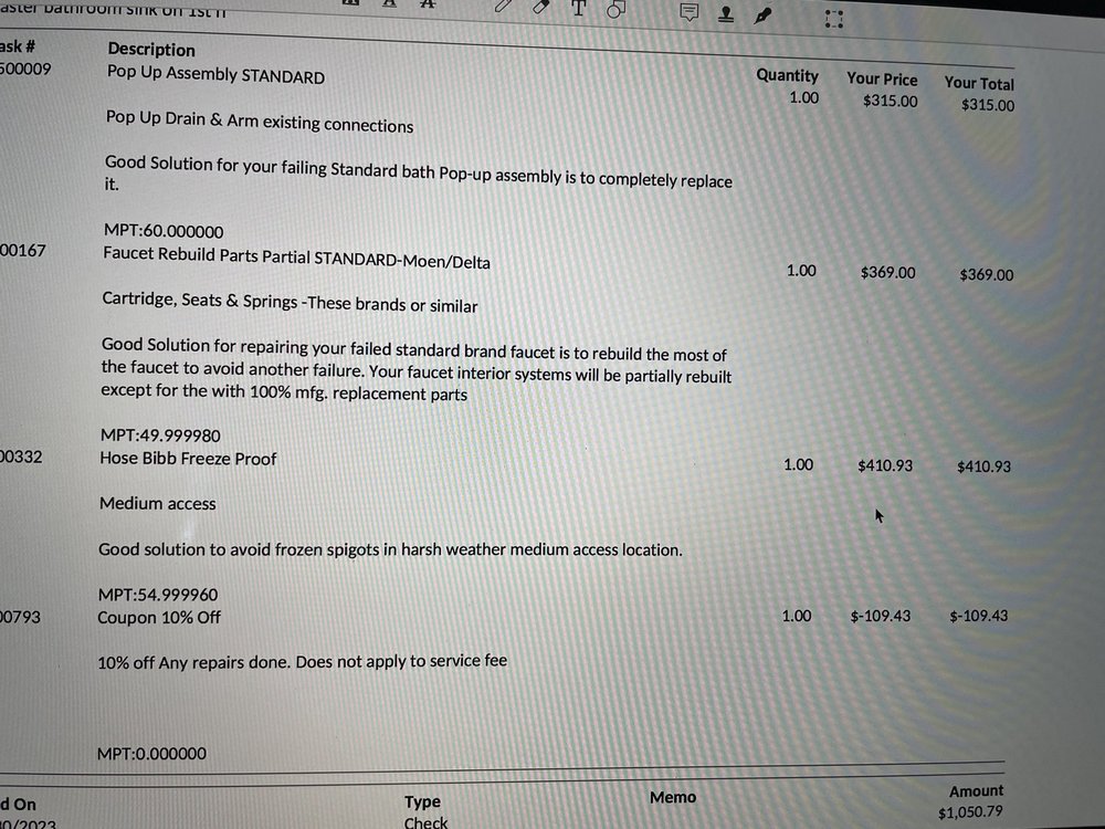 Slide of Bailey Plumbing Heating Cooling