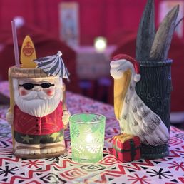 Sippin' Santa and Jingle Bird cocktails.