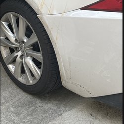 Miller & Desatnik Management Company - Damages to both my car and the concrete, both directly underneath the pipe.