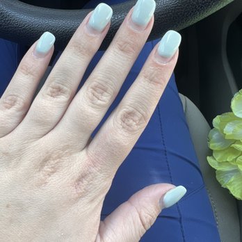Kim's Nails - My nails before I went in. - Nail Salons Near Me - Edgewater, Maryland