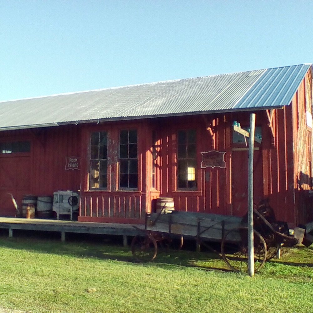 One of the old farm buildings on the expansive property. One of the old farm buildings on the expansive property.