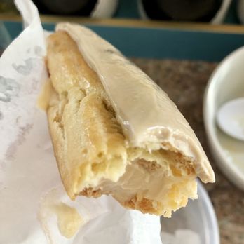 Asha Tea House - Eclair - Dulce De Leche - $6 - Tea Rooms Near Me - Berkeley, California Asha Tea House - Eclair - Dulce De Leche - $6 - Tea Rooms Near Me - Berkeley, California