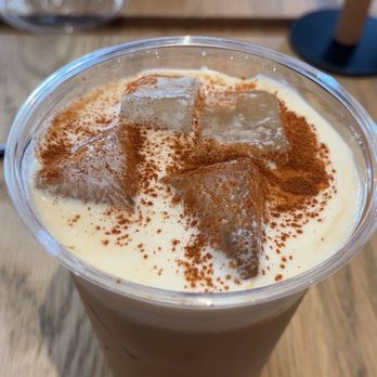Eller Bakery - Cinnamon roll iced latte - Bakeries Near Me - Costa Mesa, California