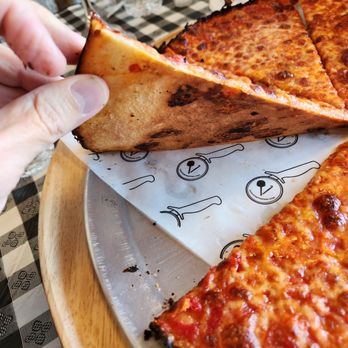 Vinnie’s Brick Oven Pan Pizza - And the bottom is perfect, too. Just amazing. - Pizza Near Me - Millburn, New Jersey Vinnie’s Brick Oven Pan Pizza - And the bottom is perfect, too. Just amazing. - Pizza Near Me - Millburn, New Jersey