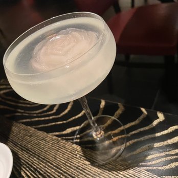Nobu - Gin mixed drink with a grapefruit juice rose - Sushi Bars Near Me - Atlantic City, New Jersey