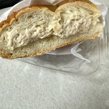 BagelMan-Deliman - Tuna on a roll.  NO taste - Bagels Near Me - Merrick, New York