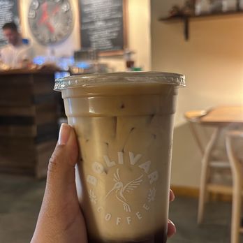 Bolivar Coffee - Iced coffee with Vanilla and Oat Milk - Coffee & Tea Near Me - Smyrna, Georgia