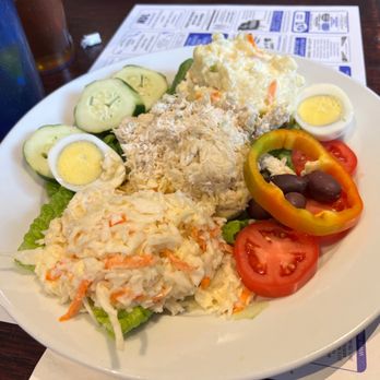 Liberty Diner - Chicken salad, potato salad, cole slaw plate - Diners Near Me - Liberty, New York Liberty Diner - Chicken salad, potato salad, cole slaw plate - Diners Near Me - Liberty, New York