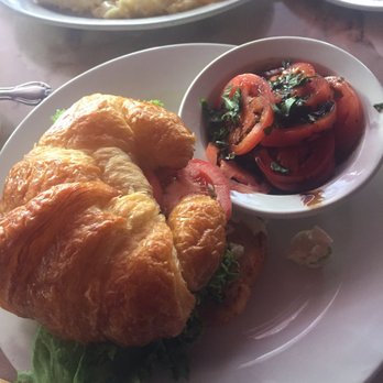 Cafe Intermezzo - Chicken salad sandwich with side of tomatoes - Coffee & Tea Near Me - Dunwoody, Georgia Cafe Intermezzo - Chicken salad sandwich with side of tomatoes - Coffee & Tea Near Me - Dunwoody, Georgia