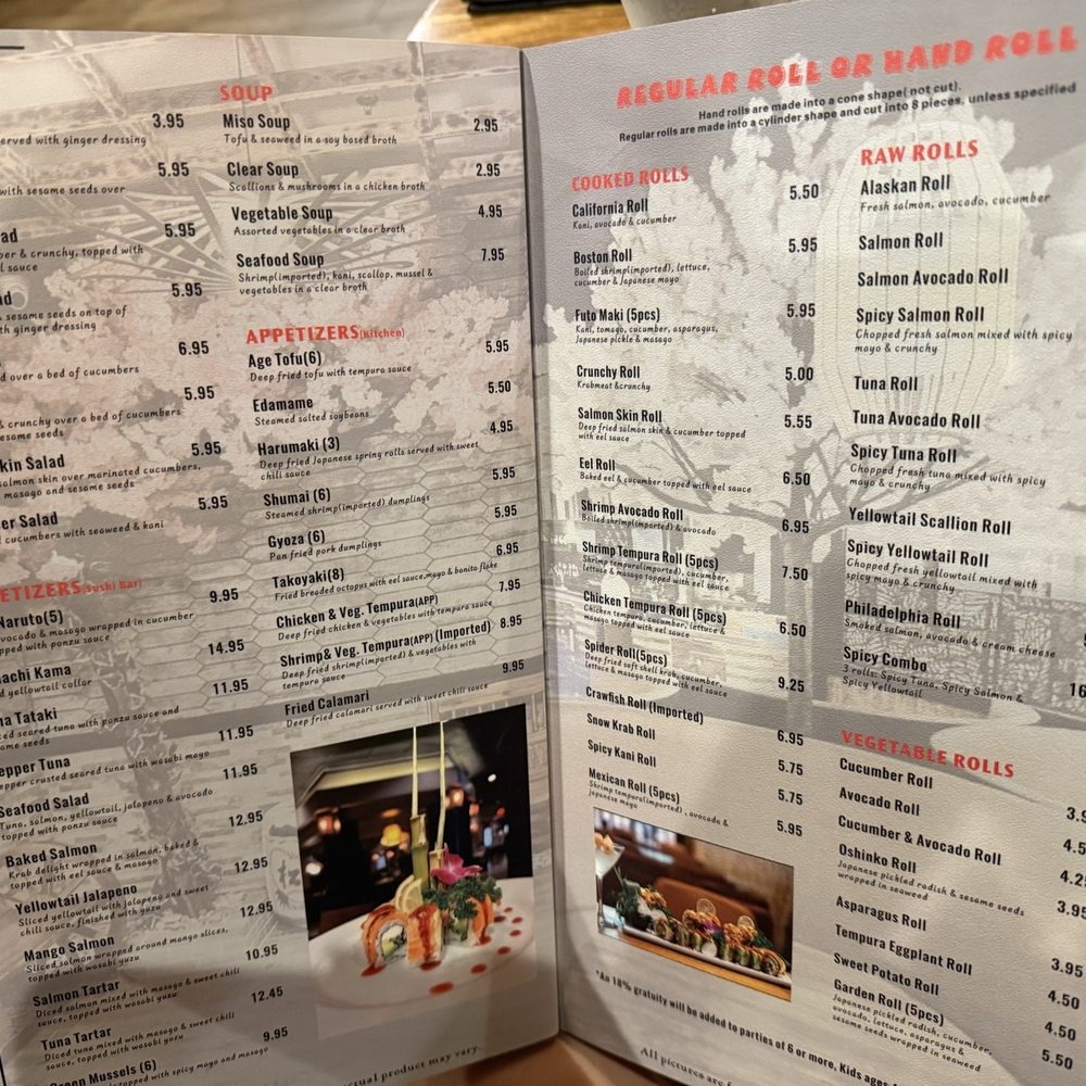 Sushi Masa - Menu - Sushi Bars Near Me - Metairie, Louisiana Sushi Masa - Menu - Sushi Bars Near Me - Metairie, Louisiana