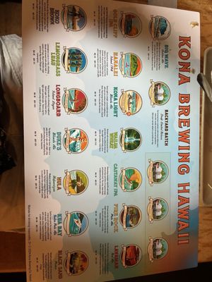 Menu photo 1 Kona Brewing Kailua-Kona, HI