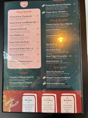 Menu photo 4 Mamahuhu Mill Valley, CA