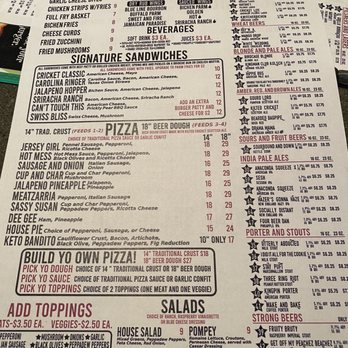 Rickety Cricket Brewing - Awesome menu! - Pizza Near Me - Kingman, Arizona Rickety Cricket Brewing - Awesome menu! - Pizza Near Me - Kingman, Arizona