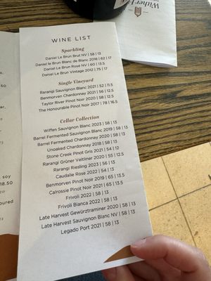 Menu photo 1 Wither Hills Blenheim, MBH