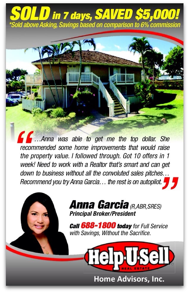 HELPUSELL HOME ADVISORS 941221 Ka Uka Blvd B203, Waipahu, Hawaii