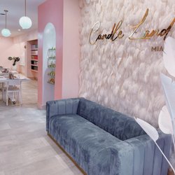 Candle Land - Coral Gables - The Instagramable feather wall
