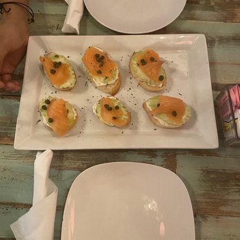 Birdie Bistro - Salmon crostini - Coffee & Tea Near Me - McAllen, Texas