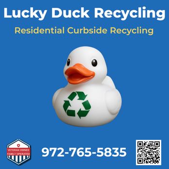 Lucky Duck Recycling - logo - Recycling Center Near Me - Heath, Texas Lucky Duck Recycling - logo - Recycling Center Near Me - Heath, Texas