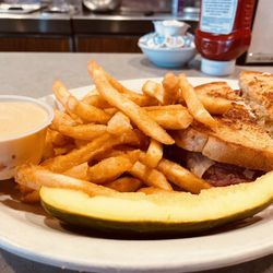 Cafe Olympic - Reuben and fries