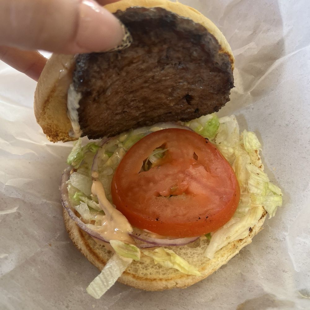 Taylors - 1/6 lb junior burger - Burgers Near Me - Loomis, California Taylors - 1/6 lb junior burger - Burgers Near Me - Loomis, California