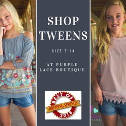 Purple Lace Boutique - Introducing our TWEEN collection at Purple Lace Boutique! Voted Best women's clothing in Dripping Springs!