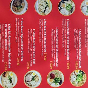 Ramen Ibarra - @makeMePrettie food truck adventure! Ramen menu. - Food Trucks Near Me - Gardena, California