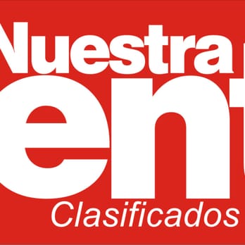 Nuestra Gente - www.nuestra-gente.com
Nuestra Gente spanish classifieds logo red color. - Newspapers & Magazines Near Me - Ontario, California Nuestra Gente - www.nuestra-gente.com
Nuestra Gente spanish classifieds logo red color. - Newspapers & Magazines Near Me - Ontario, California
