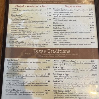 Texas Great Country Cafe - Breakfast menu - Southern Near Me - Whitney, Texas Texas Great Country Cafe - Breakfast menu - Southern Near Me - Whitney, Texas