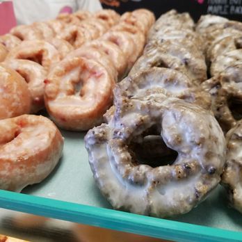 Hammer Donuts - a variety of doughnuts on display - Donuts Near Me - Lafayette, Indiana