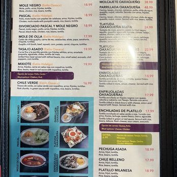 Culturas Hidalgo & Oaxaca Restaurant - Menu - Mexican Near Me - Salinas, California