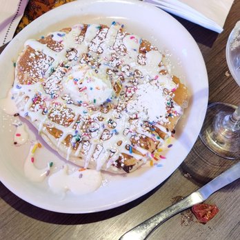 Snooze, an A.M. Eatery - Celebrated my wife's birthday at Snooze. They brought out the celebration pancake which was great - Breakfast & Brunch Near Me - Tempe, Arizona Snooze, an A.M. Eatery - Celebrated my wife's birthday at Snooze. They brought out the celebration pancake which was great - Breakfast & Brunch Near Me - Tempe, Arizona