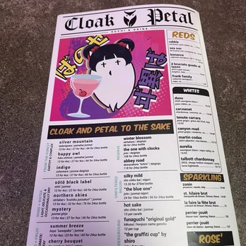 Cloak and Petal - Menu - Japanese Near Me - San Diego, California Cloak and Petal - Menu - Japanese Near Me - San Diego, California