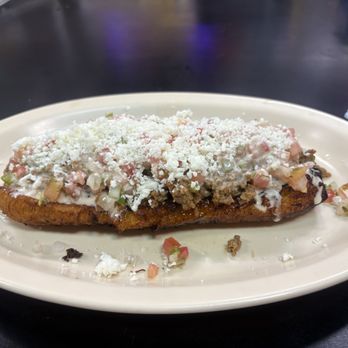 Playa Cafe - Huge plantain stuffed with beef - Cuban Near Me - Miami Beach, Florida