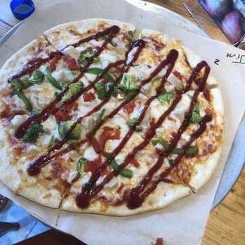 Dells Pizza Lab - BBQ, broccoli, peppers, mozzarella - Salad Near Me - Wisconsin Dells, Wisconsin Dells Pizza Lab - BBQ, broccoli, peppers, mozzarella - Salad Near Me - Wisconsin Dells, Wisconsin