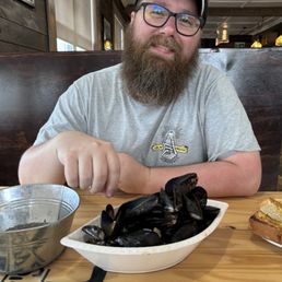 "Best Mussels Ever" - my boyfriend