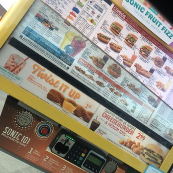 Sonic Drive-In - Menu circa March 2018 - Burgers Near Me - North Canton, Ohio Sonic Drive-In - Menu circa March 2018 - Burgers Near Me - North Canton, Ohio