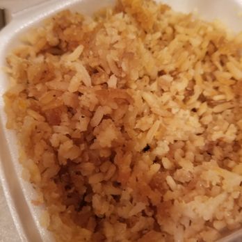 Senior Salsa - rice in a styrofoam container - Mexican Near Me - Harvey, Illinois