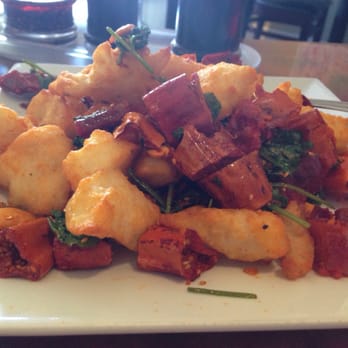 Dumplings & Beyond - Spicy Savory Diced Fish ($14.95) - Chinese Near Me - Washington, DC, District of Columbia