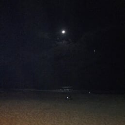 The moon over PB The moon over PB