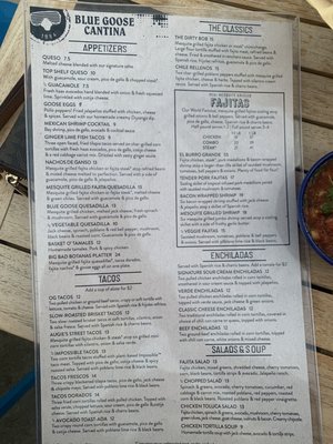 Menu photo 2 Blue Goose Cantina Fort Worth, TX Menu photo 2 Blue Goose Cantina Fort Worth, TX