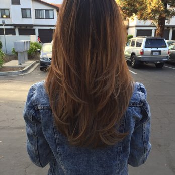 3Sixty Salon - My first haircut by Frances oh so healthy thicker look! Balayage by Mary - Hair Salons Near Me - Fremont, California 3Sixty Salon - My first haircut by Frances oh so healthy thicker look! Balayage by Mary - Hair Salons Near Me - Fremont, California