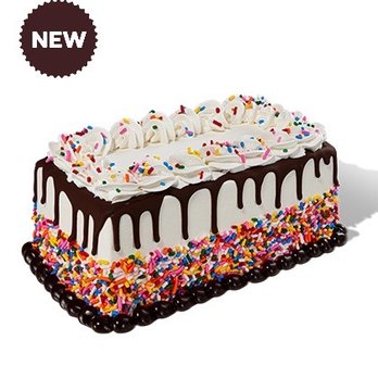 Baskin Robbins - Rainbow sprinkle ice cream cake - Ice Cream & Frozen Yogurt Near Me - Saint Joseph, Missouri
