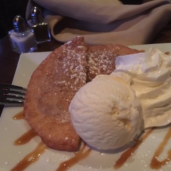 Taphouse Grille - Apple Empanada... so good.  I ate the whole thing.  My cousin got the root beer float and devoured it. - New American Near Me - Hackettstown, New Jersey