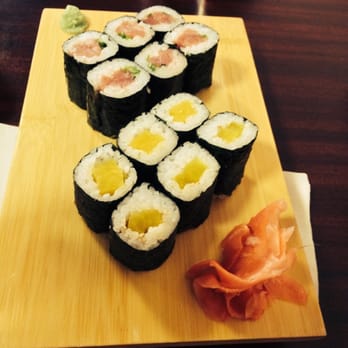 Riki Sushi - Tuna roll & "pickle" roll. - Japanese Near Me - Novi, Michigan Riki Sushi - Tuna roll & "pickle" roll. - Japanese Near Me - Novi, Michigan