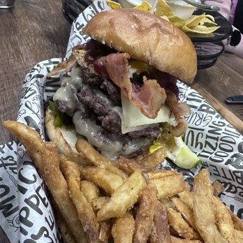 Axe & Ale Taphouse - Bad "Axe" Burger - Pubs Near Me - Gilford, New Hampshire