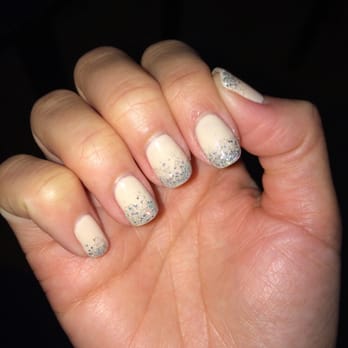 Cloud 9 Nail Spa - Glitter tips for my wedding day! Beautiful and just enough bling :) - Nail Salons Near Me - North Hollywood, California Cloud 9 Nail Spa - Glitter tips for my wedding day! Beautiful and just enough bling :) - Nail Salons Near Me - North Hollywood, California