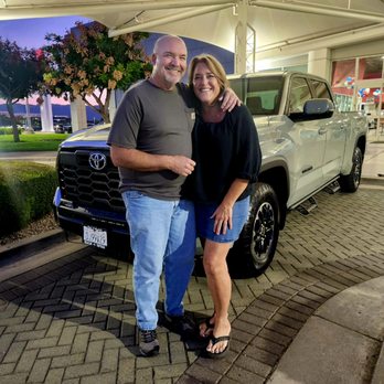 Dublin Toyota - My husband and I.  Funny story, I met my husband 40 years ago because I liked his lifted Toyota! - Car Dealers Near Me - Dublin, California